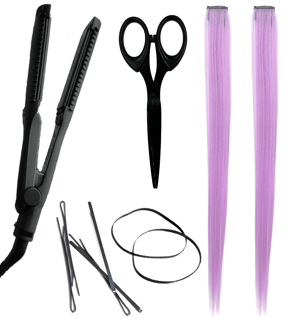 【猫耳ヘアアレンジ 用意するもの】カラーエクステ/ポイントメッシュエクステ2type[wgt812]