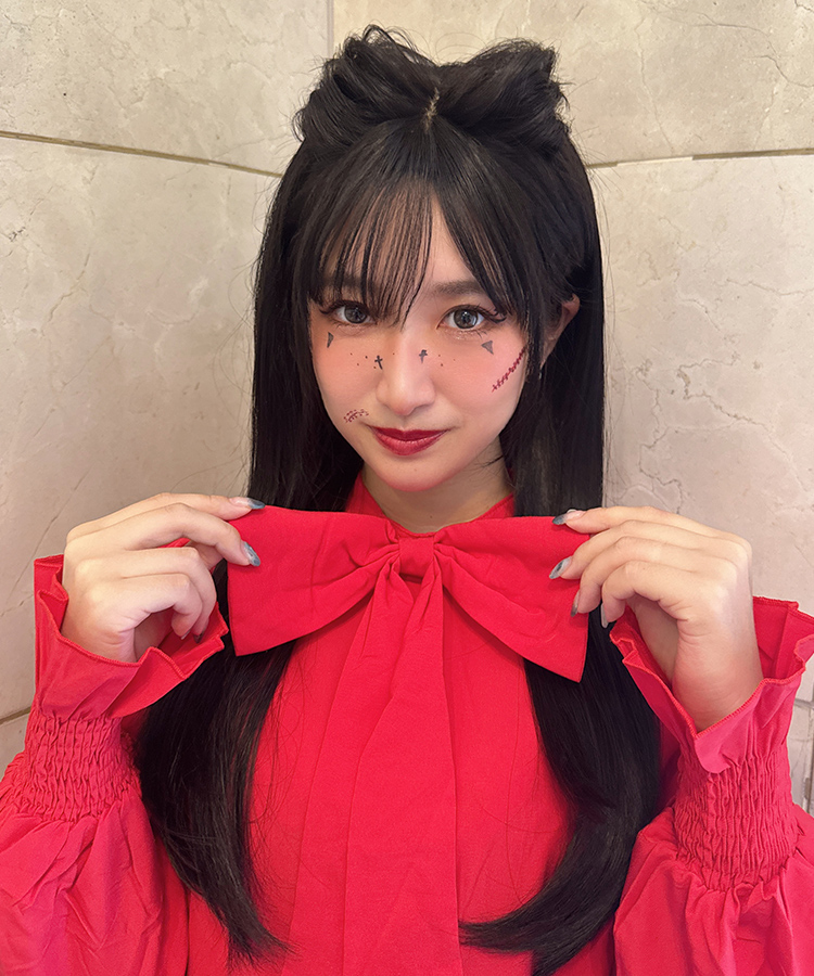 【猫耳ヘアアレンジ】ウィッグ ロング/フロント手植え オンリーワンカールロング [wg347]