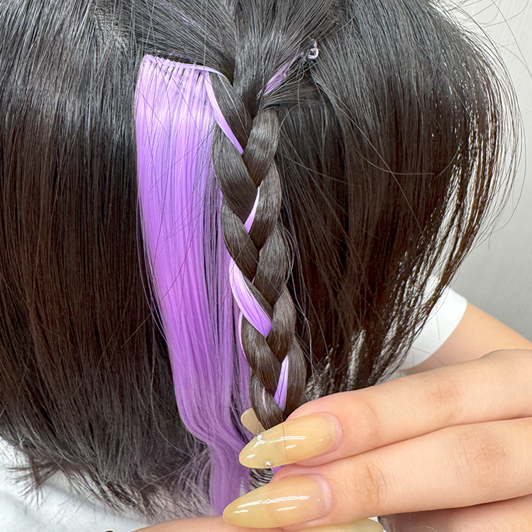 【猫耳ヘアアレンジ やり方】カラーエクステ/ポイントメッシュエクステ2type[wgt812]