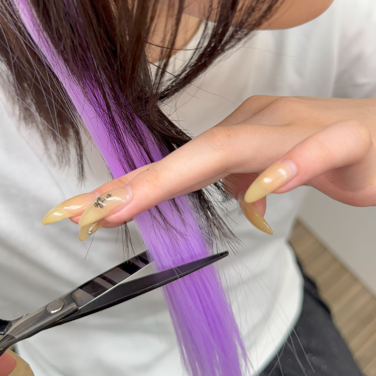 【猫耳ヘアアレンジ やり方】カラーエクステ/ポイントメッシュエクステ2type[wgt812]