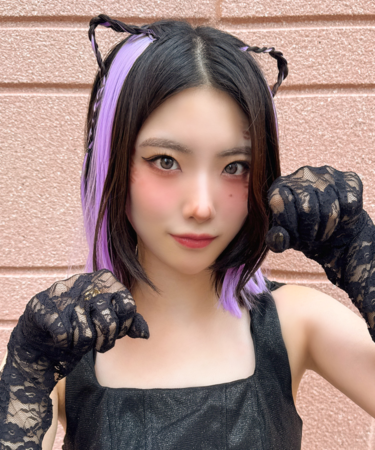 【猫耳ヘアアレンジ】カラーエクステ/ポイントメッシュエクステ2type[wgt812]