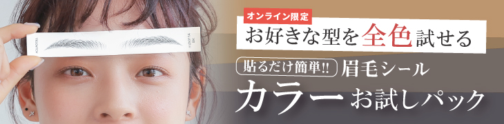 【全カラーお試しパック】アイブロウ＆アートメイク [mdh011-try-color]