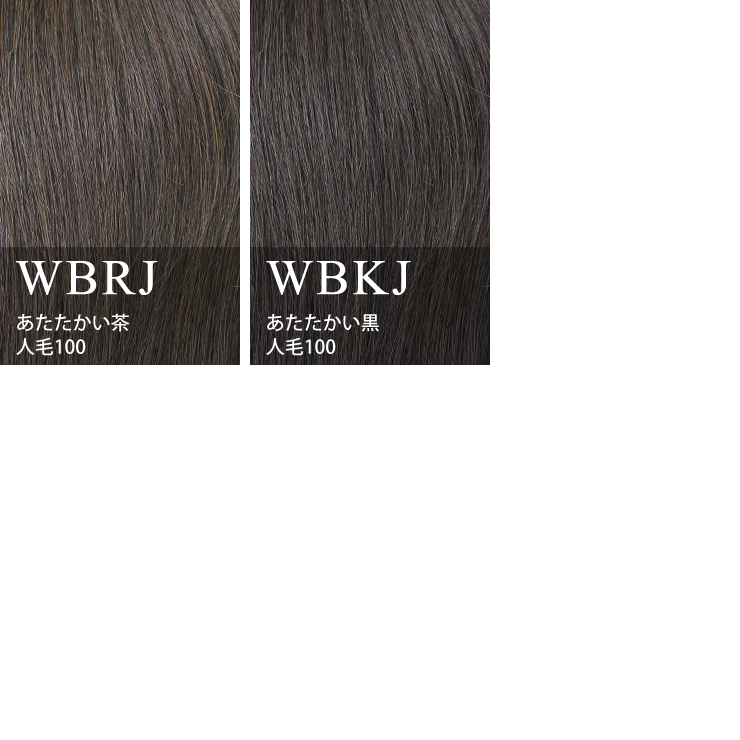 ヘアピース人毛100%カラー