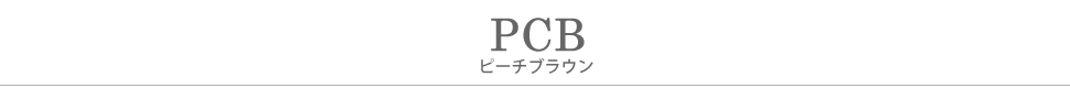 PCB.ピーチブラウンタイトル