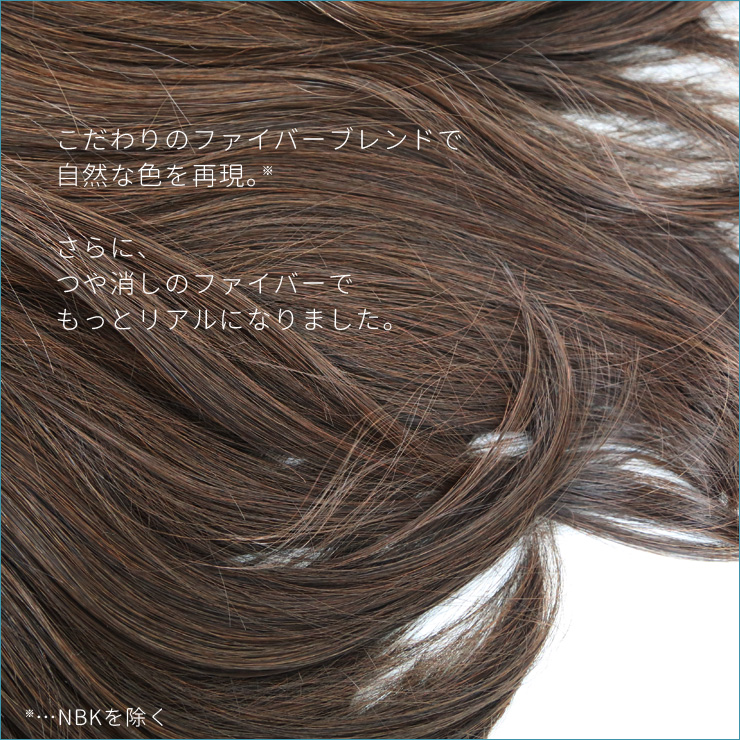 つや消しのファイバーでもっとリアルに。