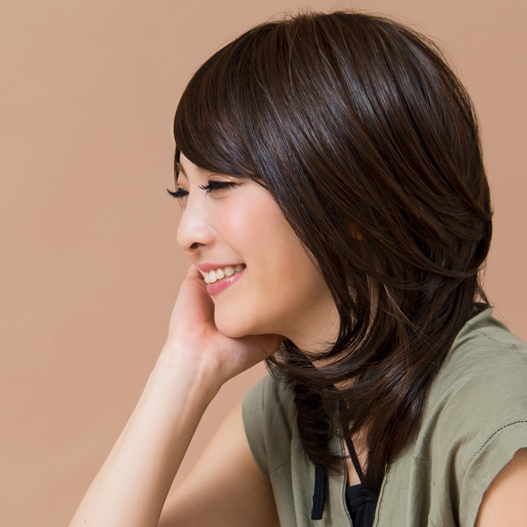 横顔美人な医療用ウィッグ