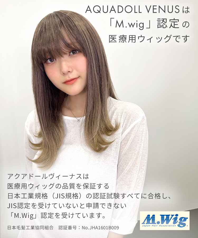 医療用ウィッグ ミディアム/ヴィーナス バレイヤージュ フリックミディ [pw134]
