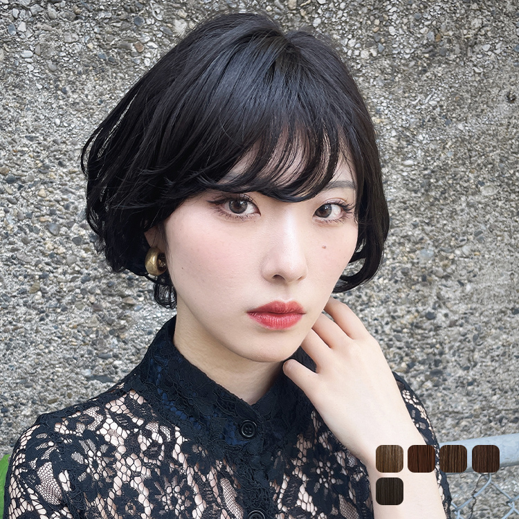 医療用ウィッグ/【モアナチュラルカット】【ネオ昭和】MOMOEボブ