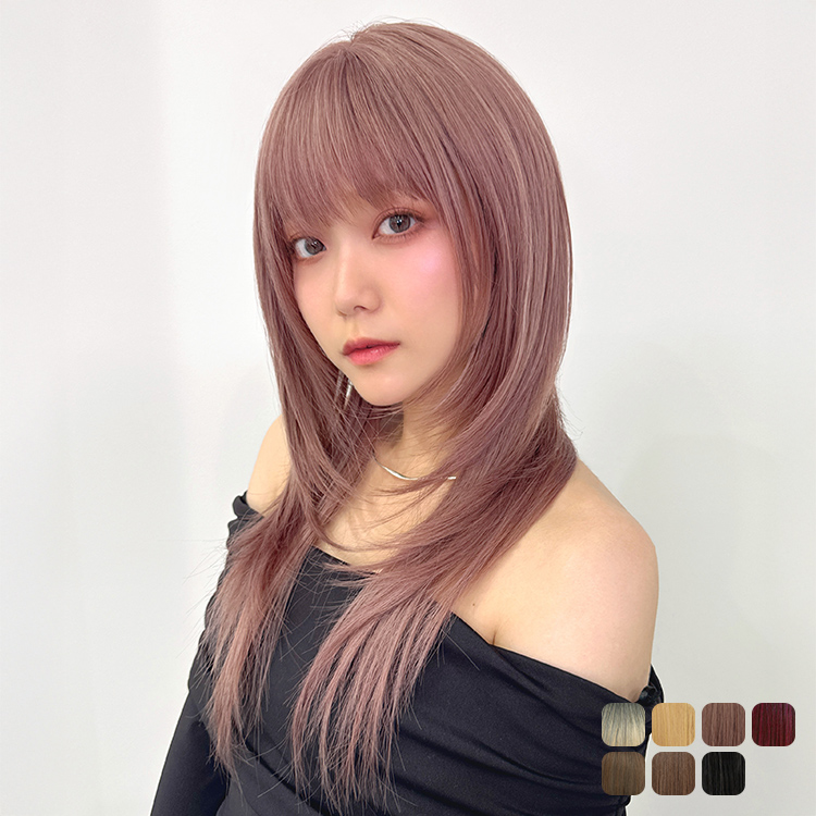 ウィッグ ロング/y2kハッシュカットロング [wg375]