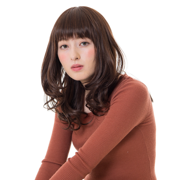 アクアドールのファッションフルウィッグ、「フラッフィーミディアムカールウィッグ」のカラーNBです。