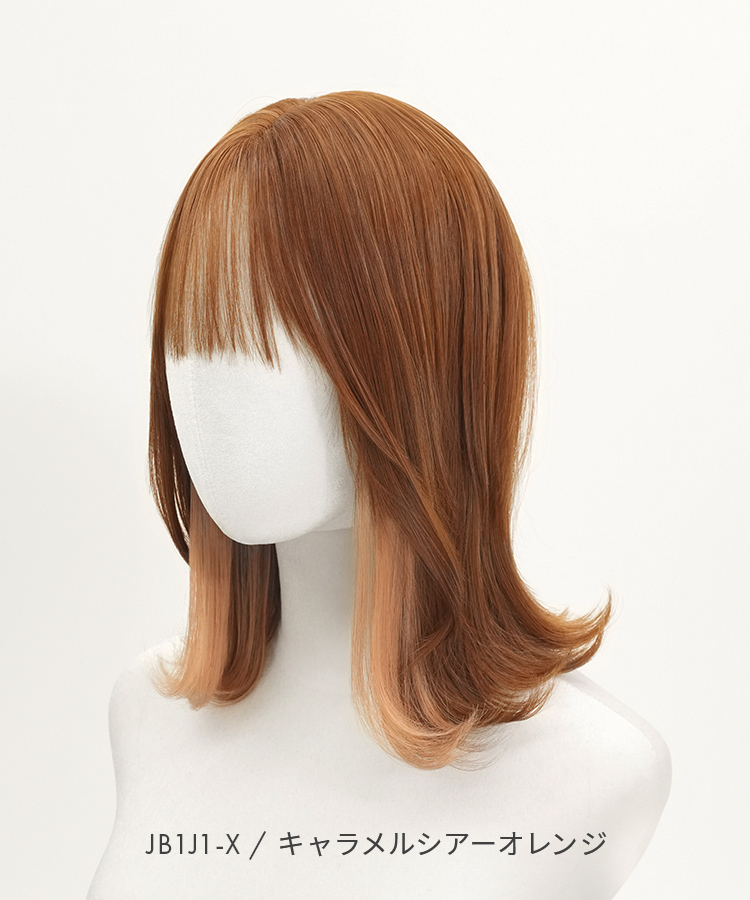 ウィッグ ミディアム/プチ手植え イヤリングティントミディ [wg371]