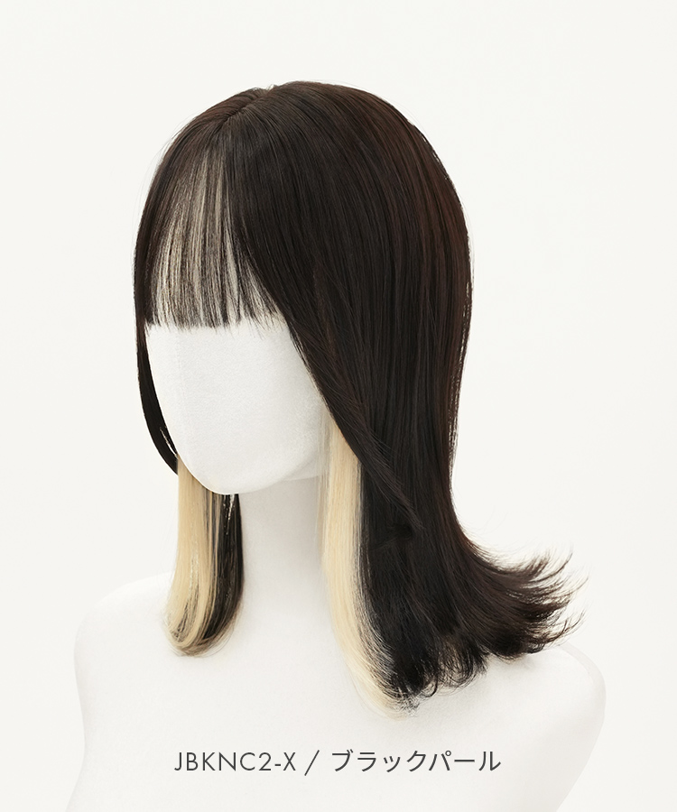 ウィッグ ミディアム/プチ手植え イヤリングティントミディ [wg371]