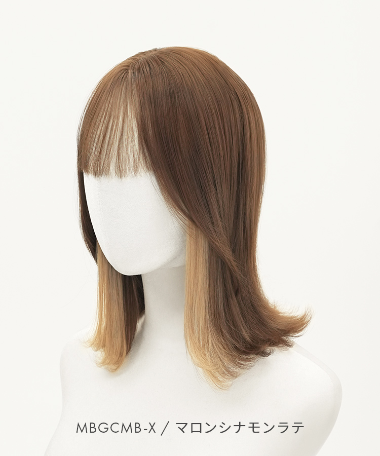 ウィッグ ミディアム/プチ手植え イヤリングティントミディ [wg371]