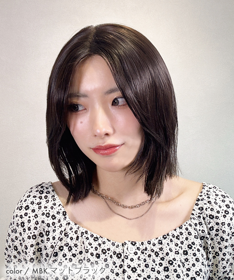 部分ウィッグ/前髪なしショート 部分手植えへアピース [wgt103]
