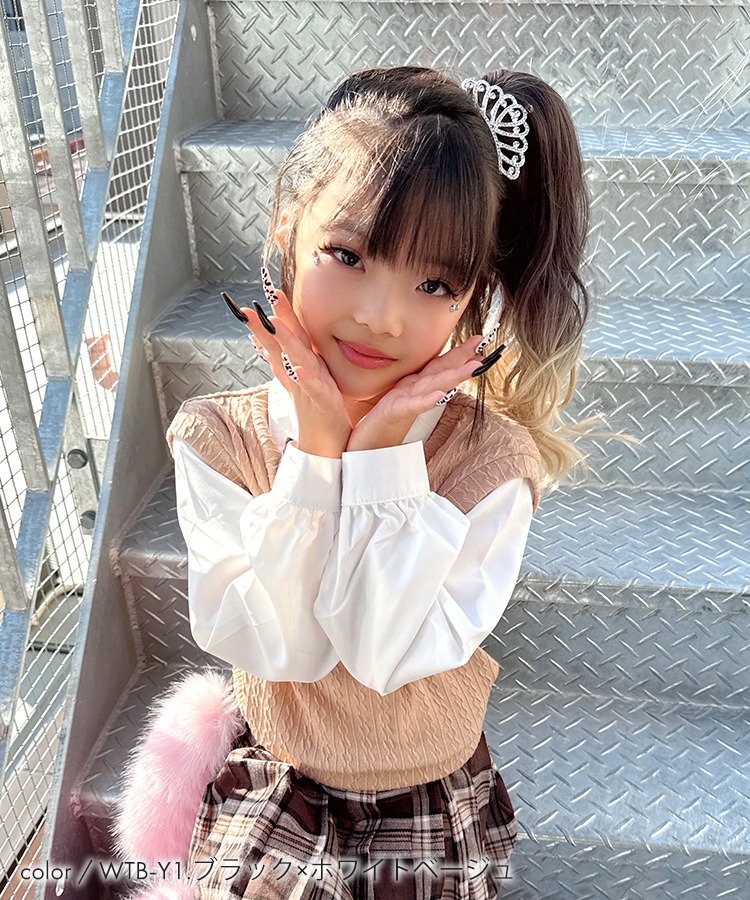 グラデ ゆるふわウェーブクリップポニー [wgt835]