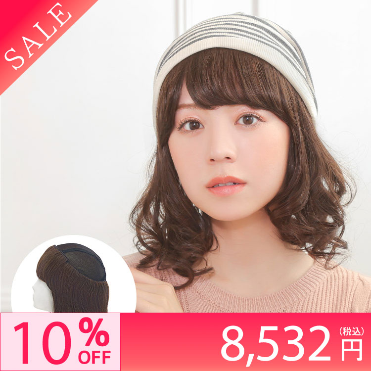 ウィッグな帽子 楽天市場】 サンバイザー ウィッグ ヘア帽子 かつら 帽子 ヘア