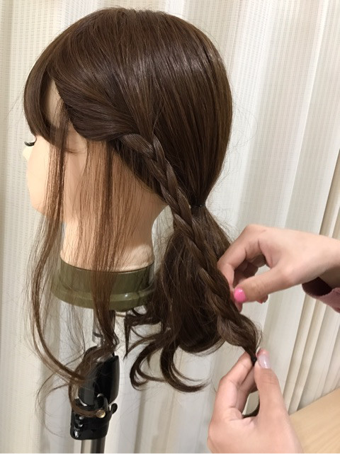医療用ウィッグでもできるポニーテールアレンジ♪