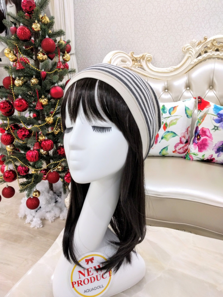 コットン製髪付きケア帽子の新作登場