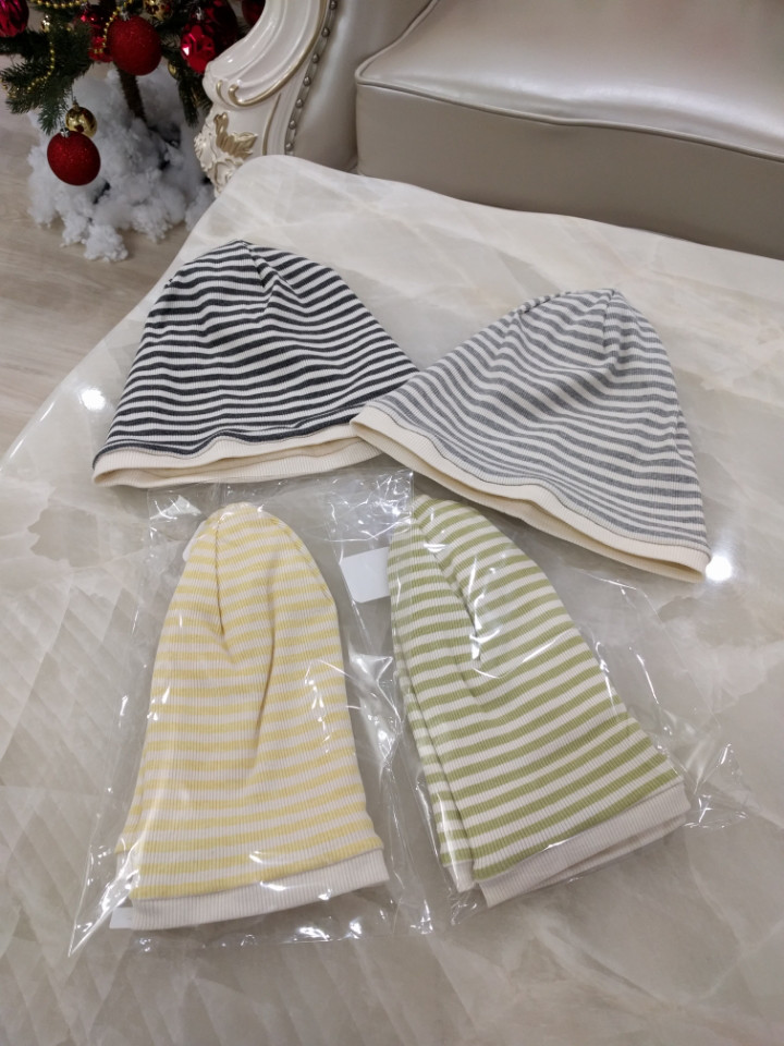 コットン製髪付きケア帽子の新作登場