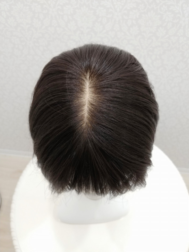 人工毛MIXリアル前下りショートボブウィッグの一点物