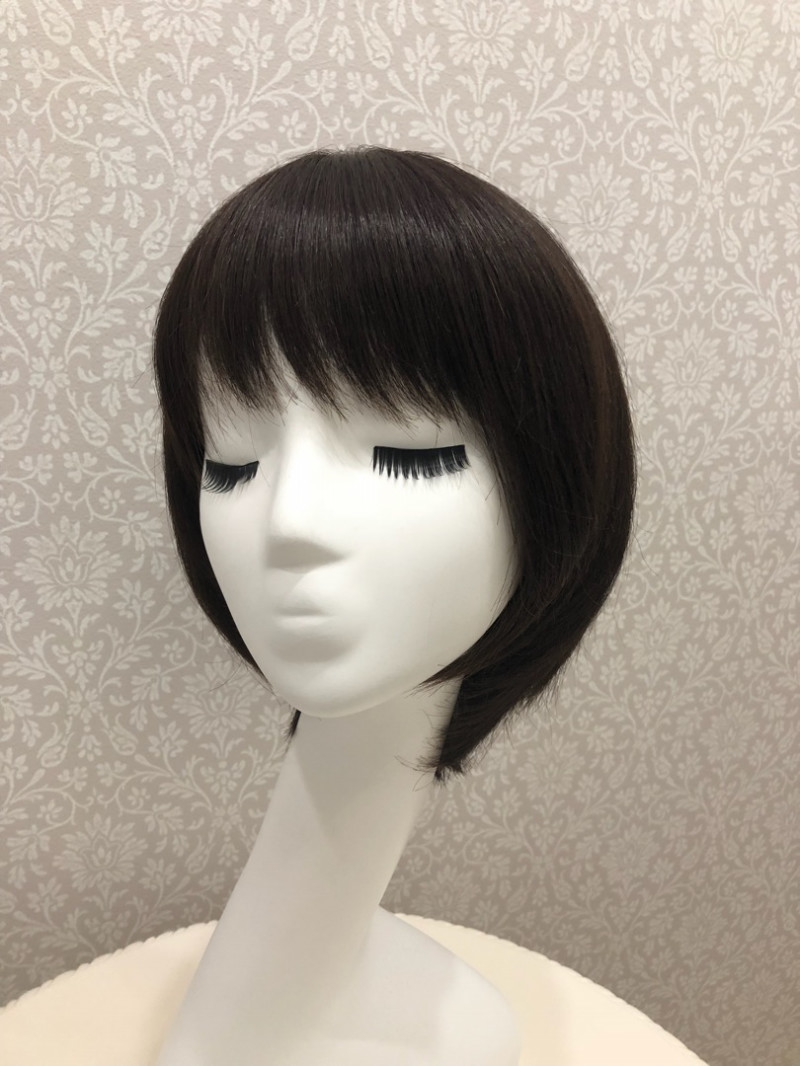 アクアドール梅田サロン 店舗先行販売新作人毛MIXウィッグ　〜大人の小顔ヘルシーショート〜