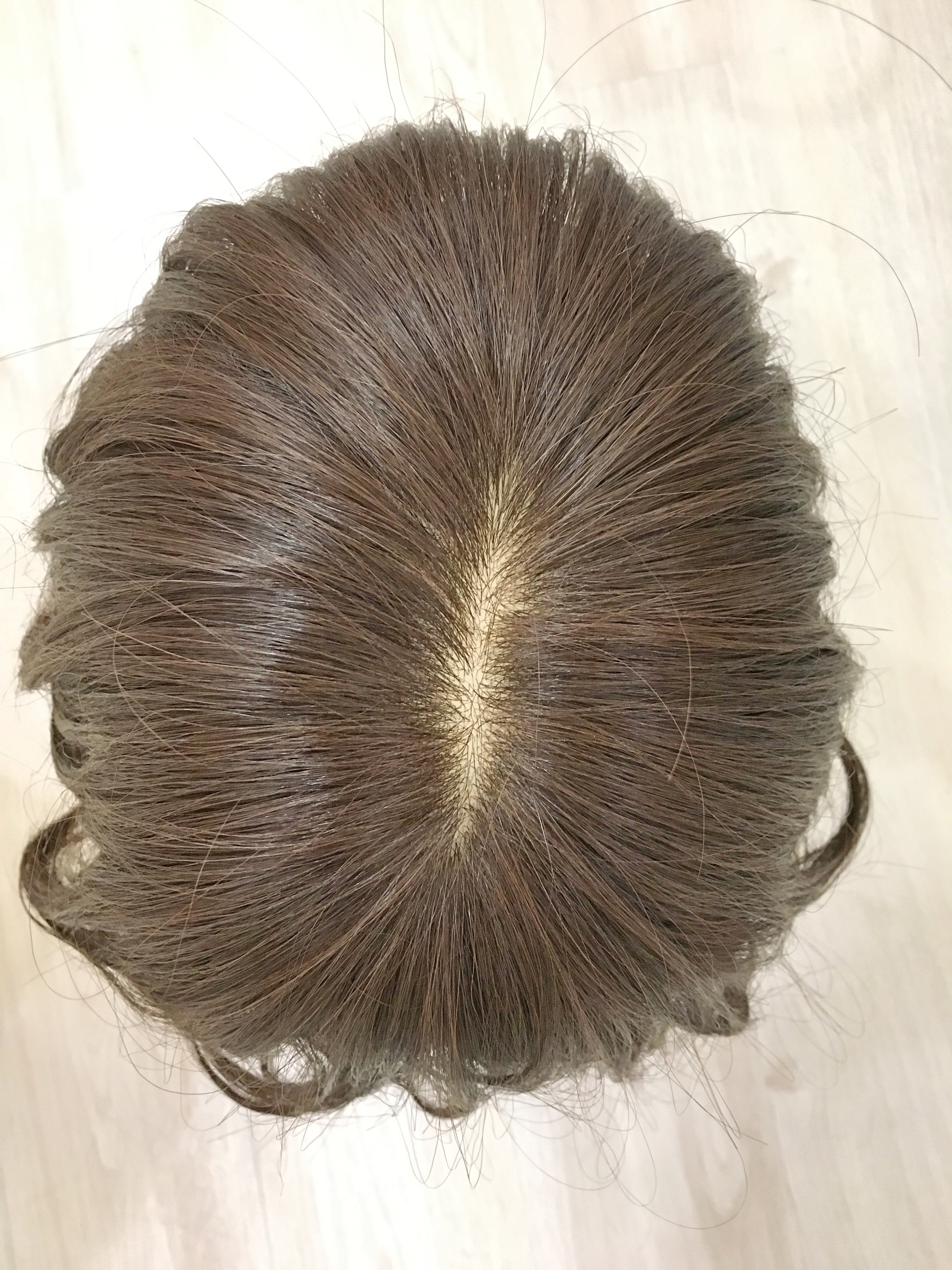 頭皮にしか見えない☆人工皮膚つきです！