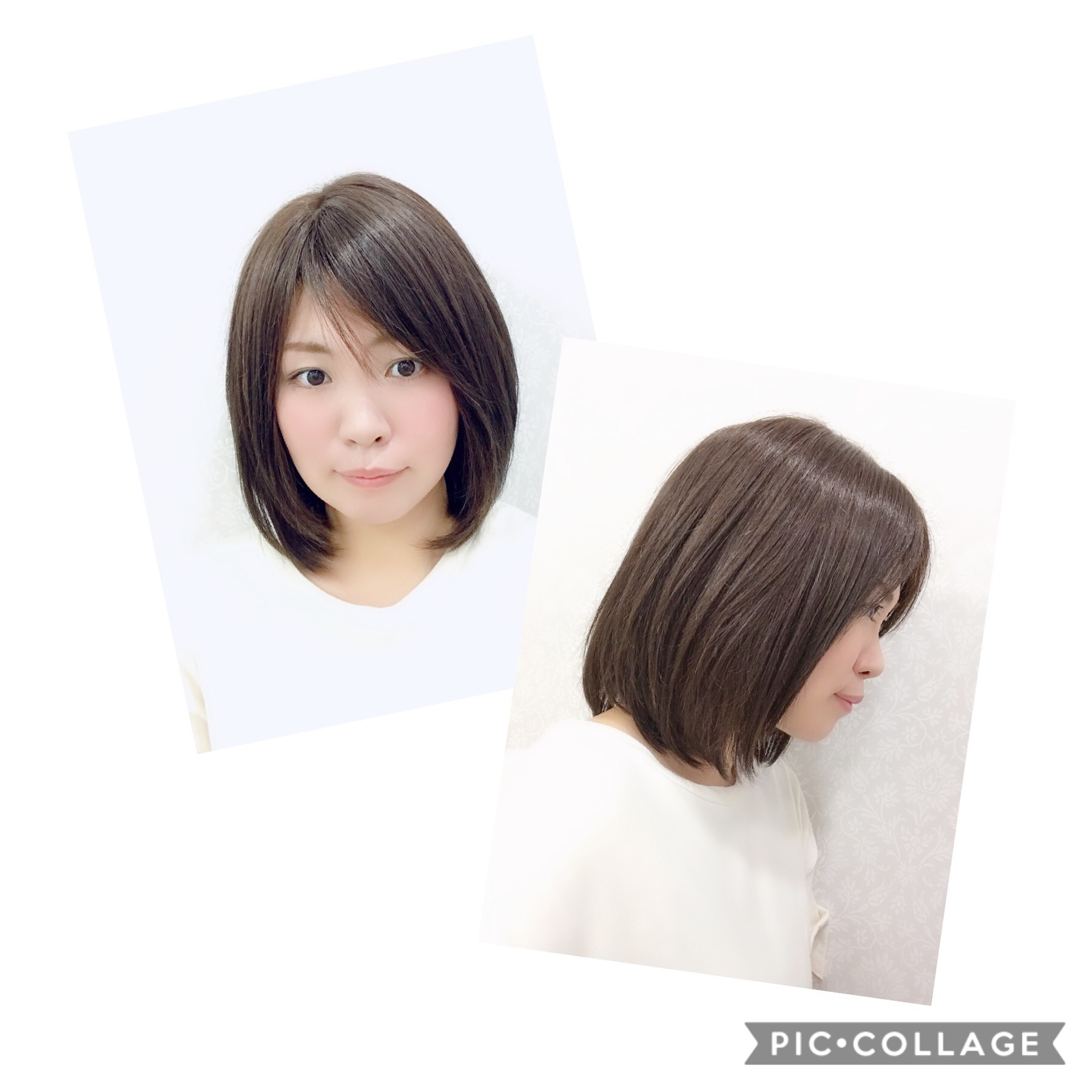 結べる長さのミディアムストレート 出来上がりました 暑い時期も涼しく過ごせます 梅田サロン公式ブログ 自然なウィッグ エクステの専門店アクアドール公式ブログ