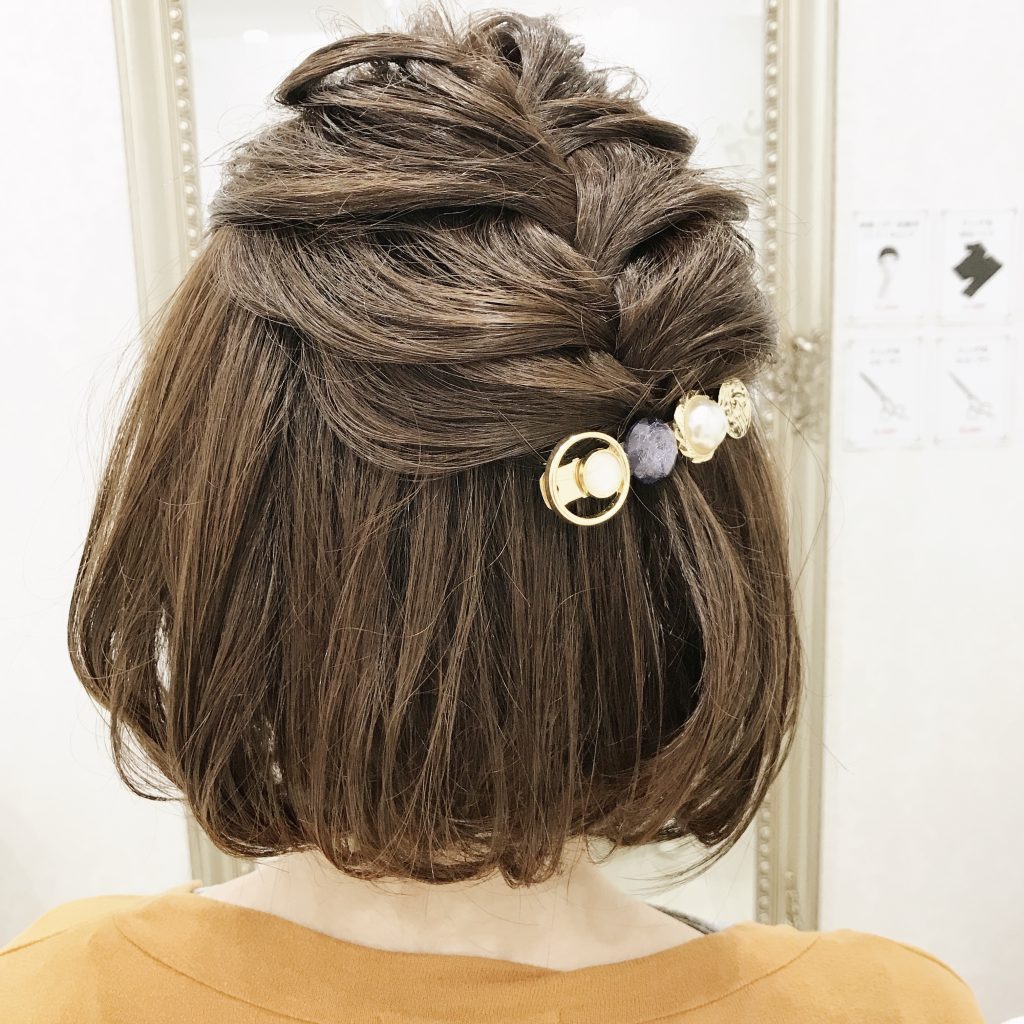 ヘアアレンジウィッグセット 簡単ウィッグヘアアレンジ！ハーフアップ編♡ | 仙台サロン公式