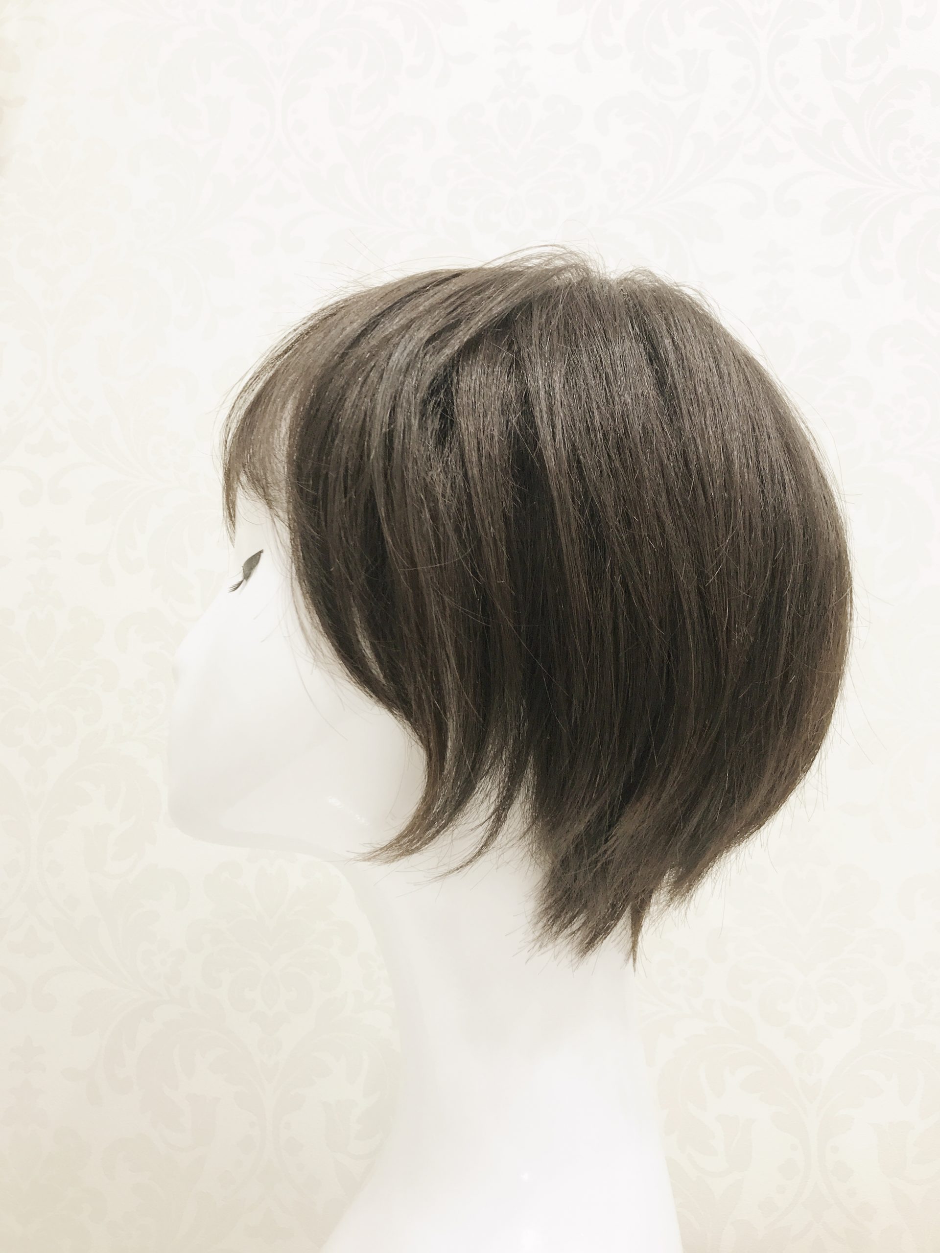 サイド長め後ろスッキリのショートレイヤーが出来ました 名古屋 医療用ウィッグ ヘアピースのアクアドール名古屋サロンのブログ