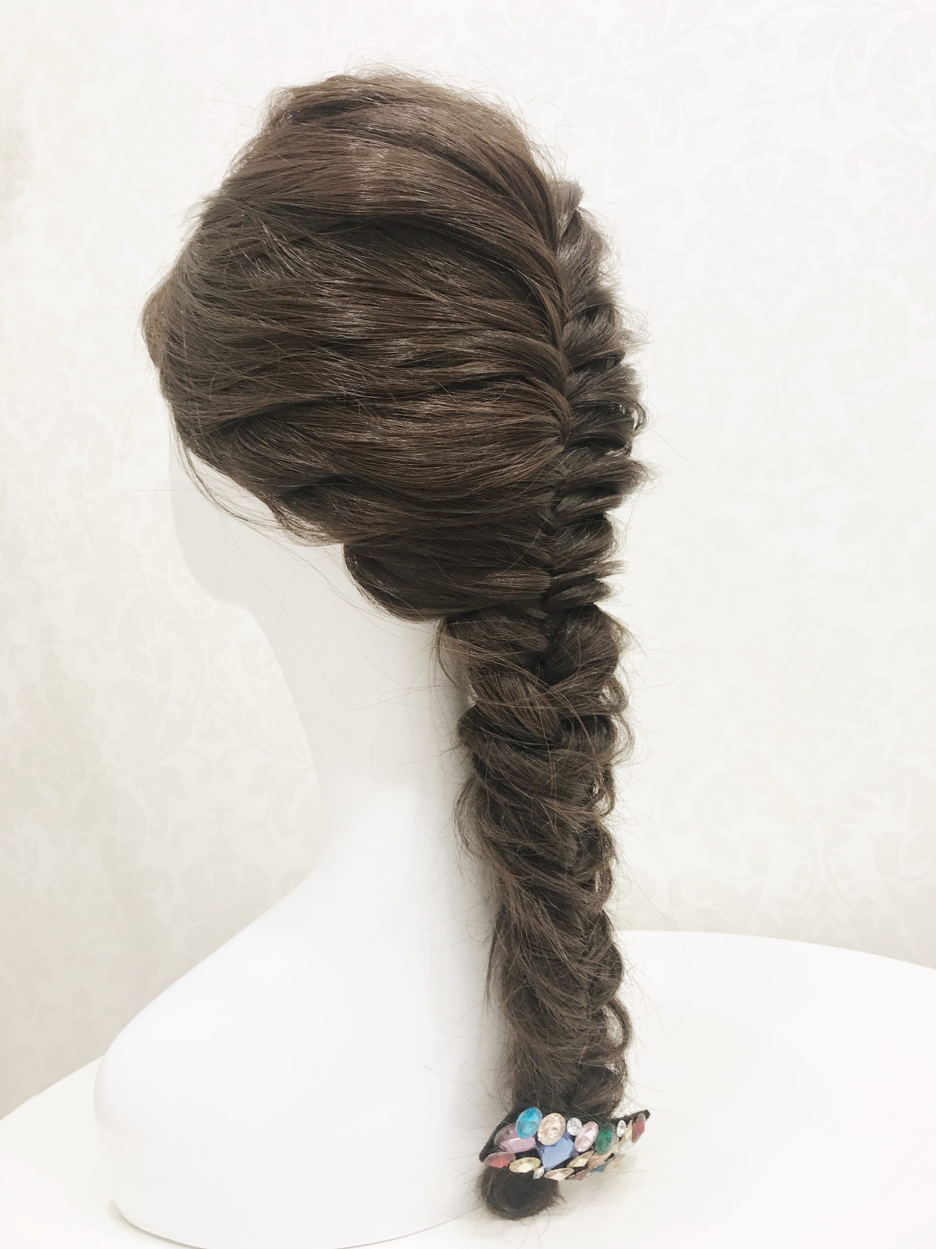 崩れにくい！フィッシュボーンの編み込セットアレンジ | 名古屋サロン