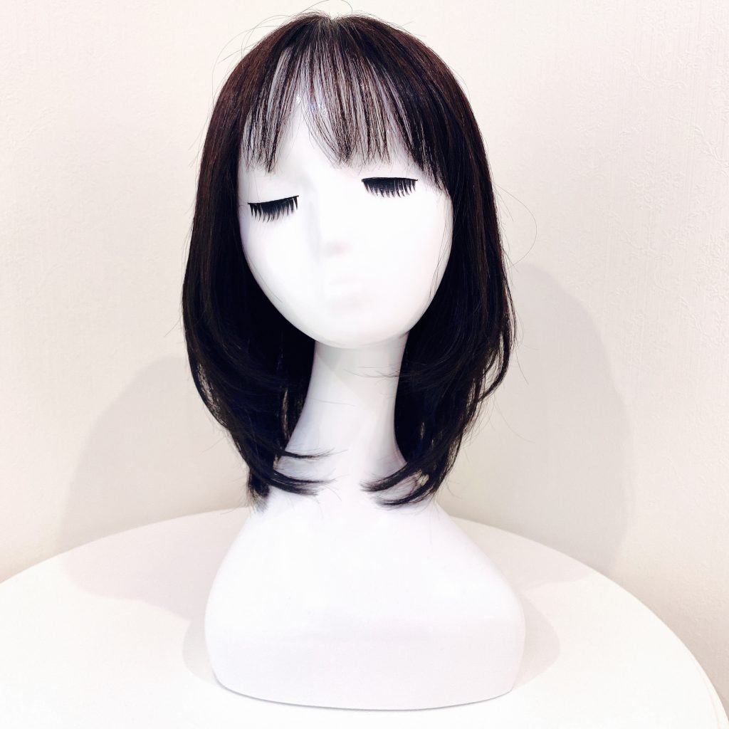 人毛100％フルウィッグ✨横流し前髪✨新垣結衣ちゃん❣️さら艶髪✨美人セミディ あのCM人気女優さん風スタイルのウィッグです！ | 上野サロン公式