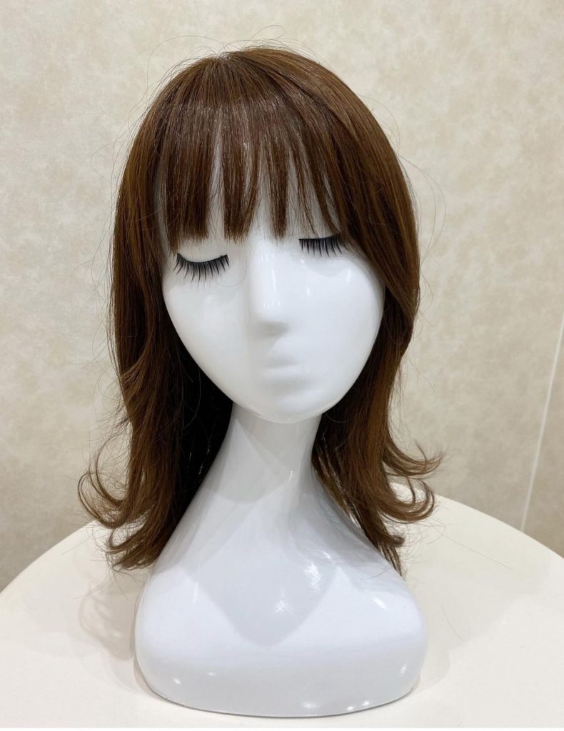 ウィッグで感じる春♡人毛MIXウィッグ！外ハネスタイル♪ | 仙台サロン