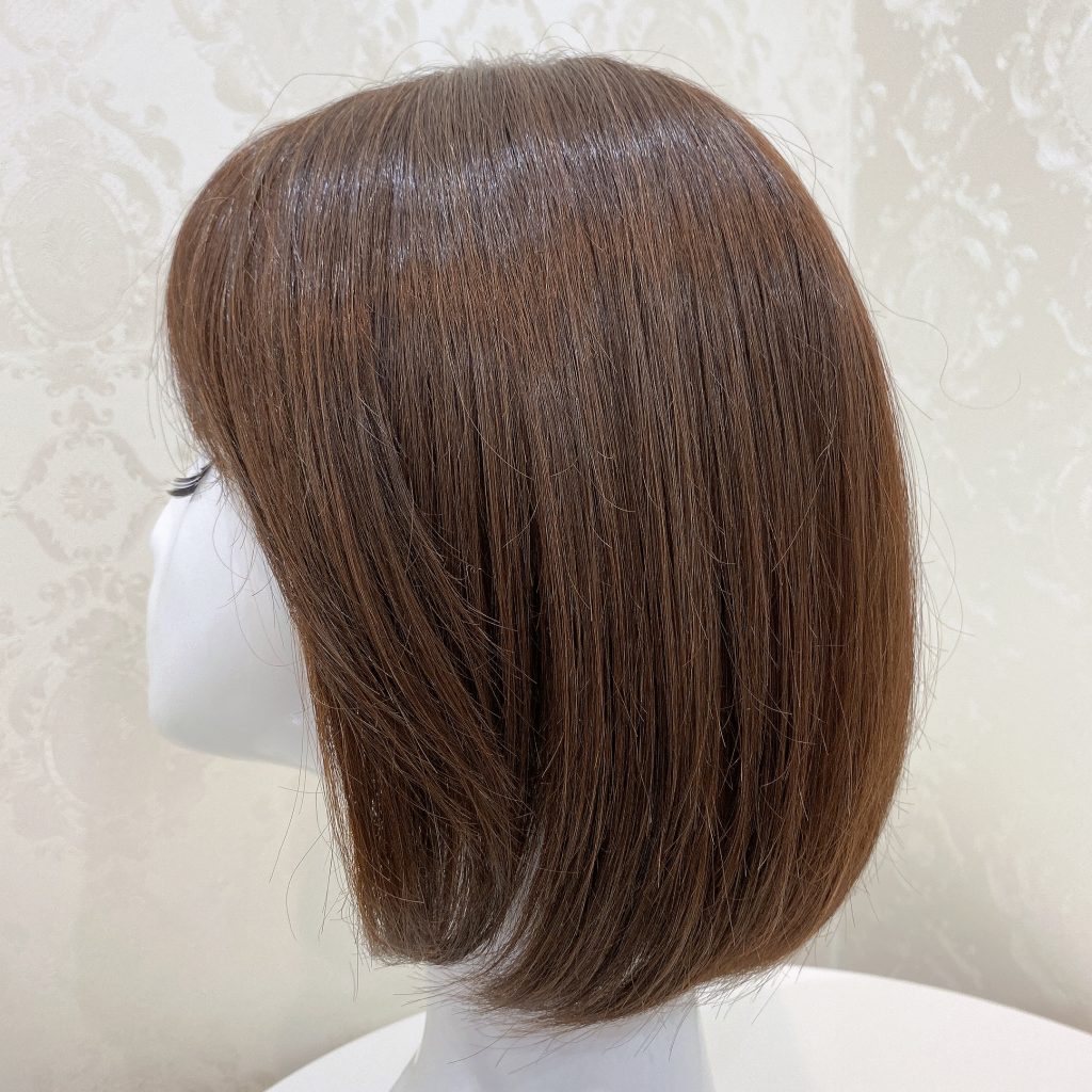 サロンオリジナルウィッグで自然な内巻きボブ | 札幌サロン公式