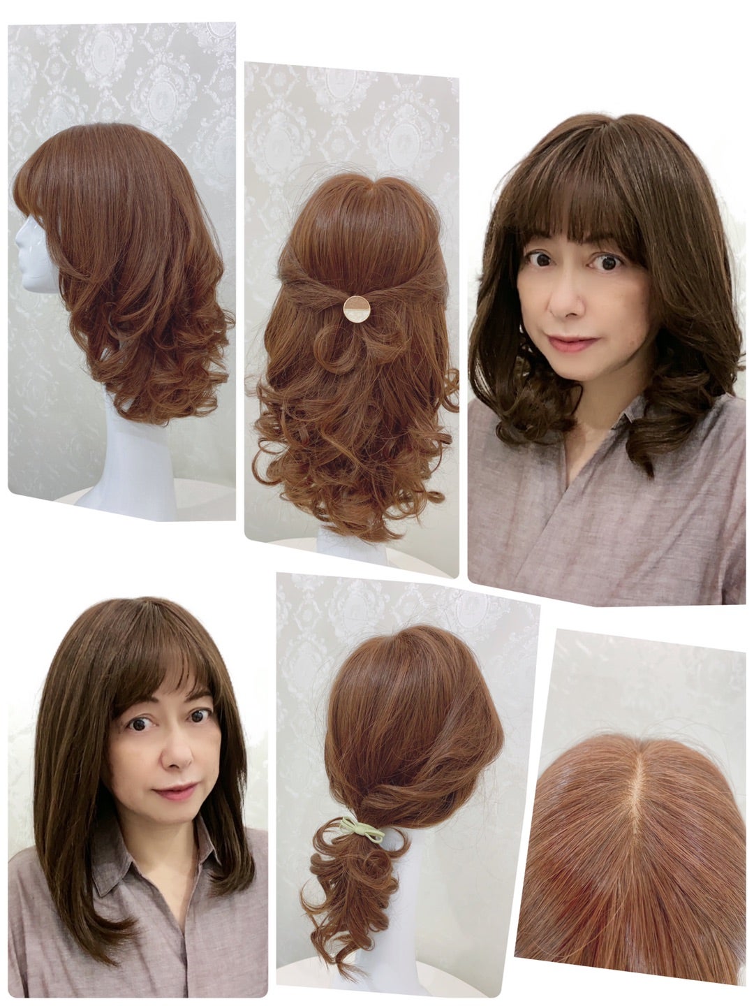 アレンジ自由自在☆ ナチュラルウィッグ☆ 人毛MIX☆ | 横浜サロン公式