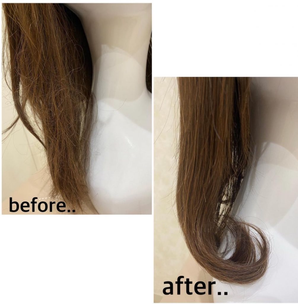 ウィッグのメンテナンス？！♡before・after♡ | 仙台サロン公式ブログ