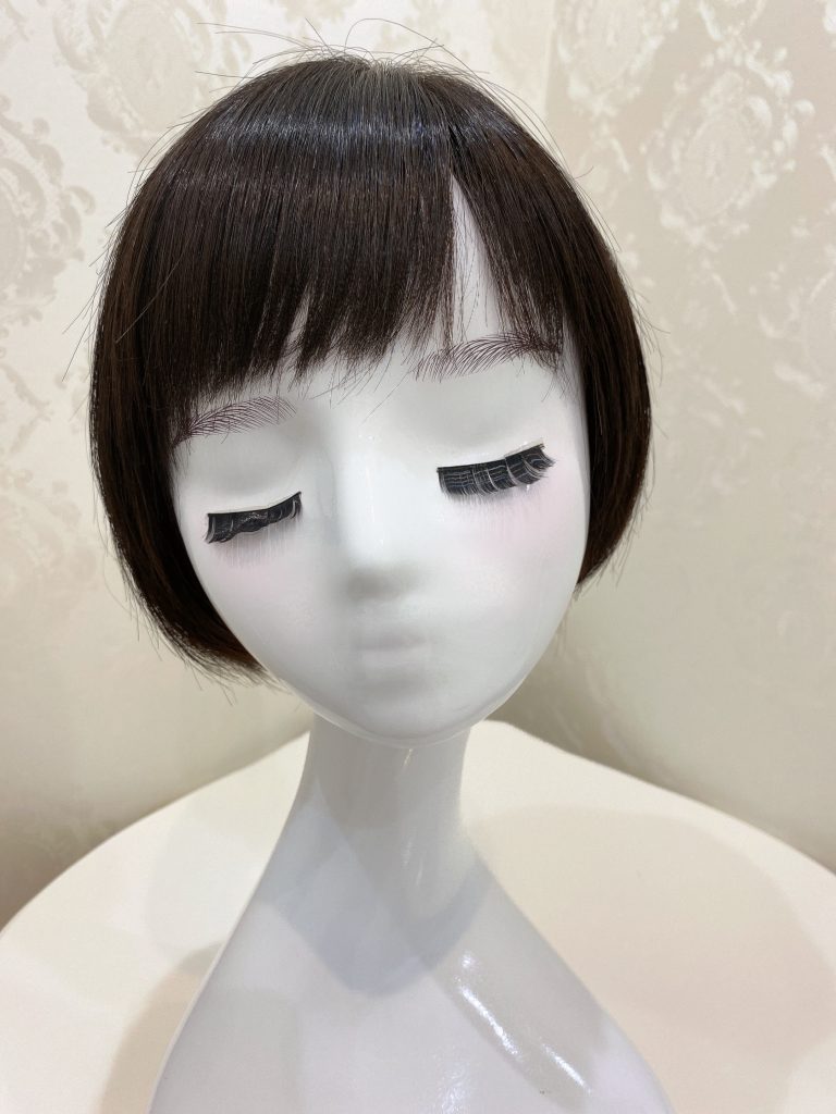 自毛のような自然な黒髪で正統派ショートボブ《サロンオリジナル