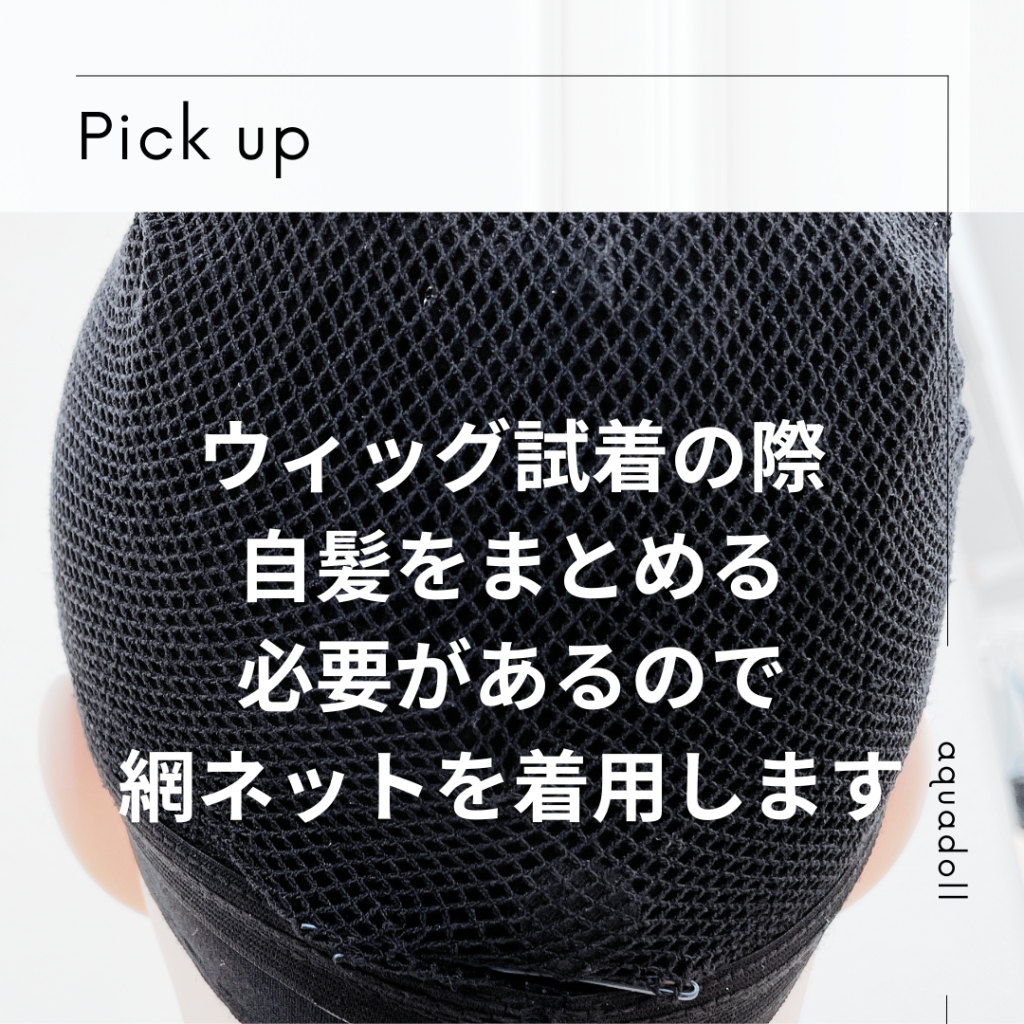 ウイッグの試着来店で持参して良かったアレとは？ | 札幌サロン公式