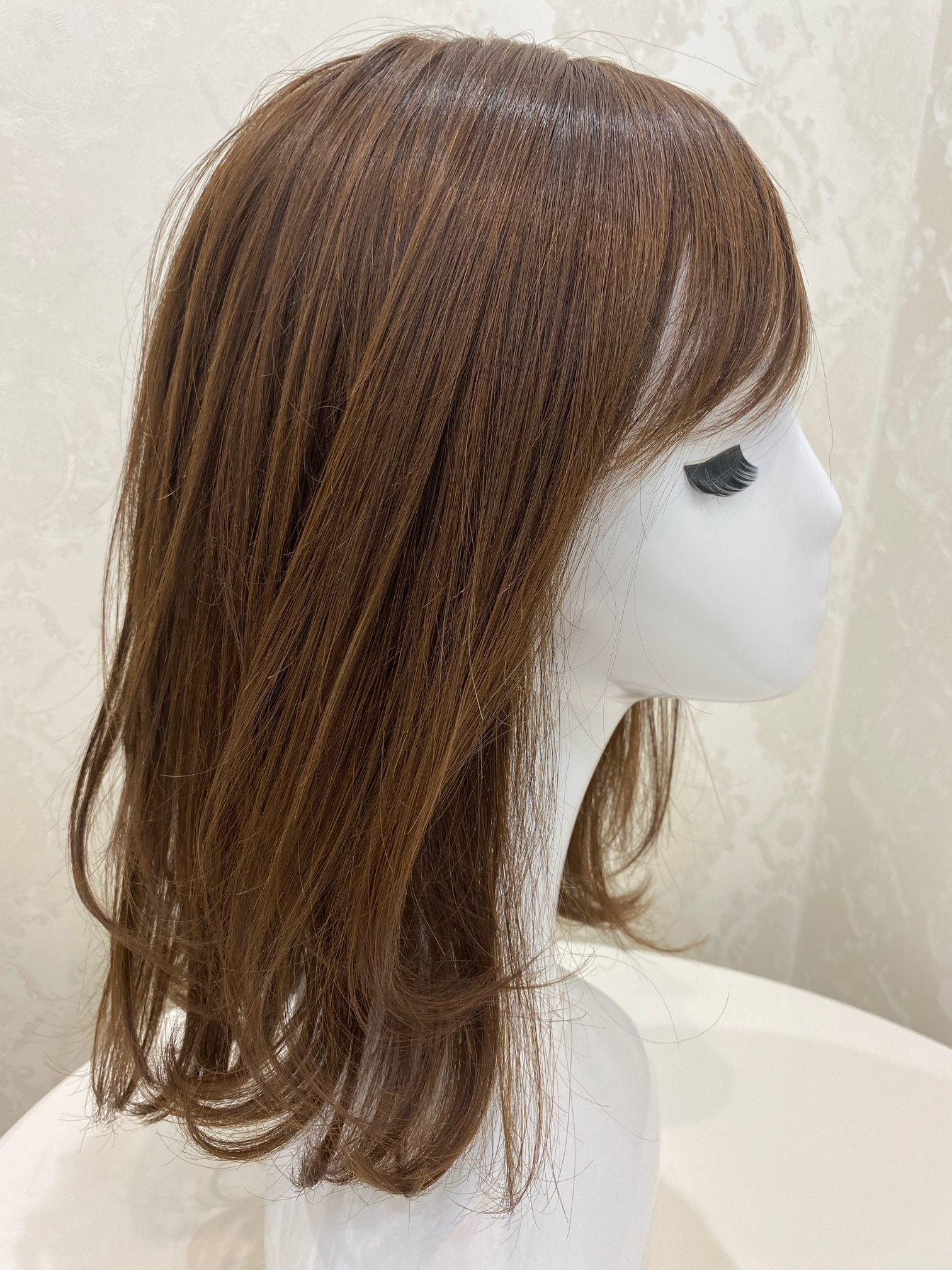 人毛MIX既製品ウィッグでカットアレンジ♡毛量調整しっかり♡#pwm302